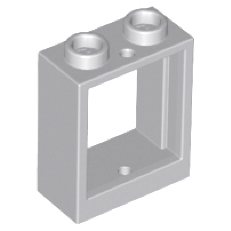 Raam 1x2x2 Light Bluish Gray